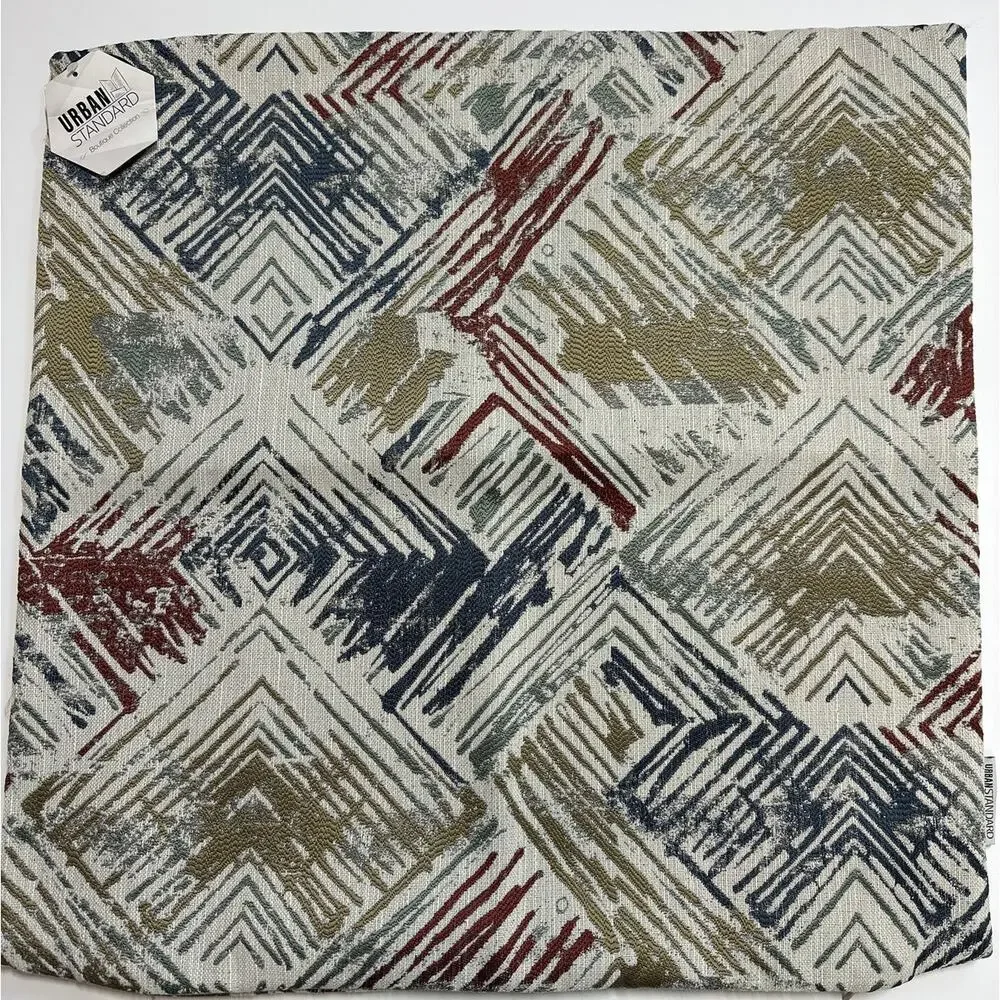 Urban Standard Genuine Duck Feather Pillow Covers Luxury Earth Tones Tan 22 X 22